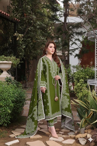 Brand Aneelas WINTER DHANAK UNSTITCH 3-pc