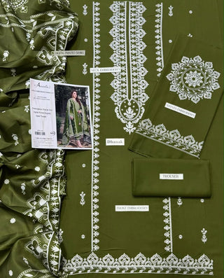 Brand Aneelas WINTER DHANAK UNSTITCH 3-pc