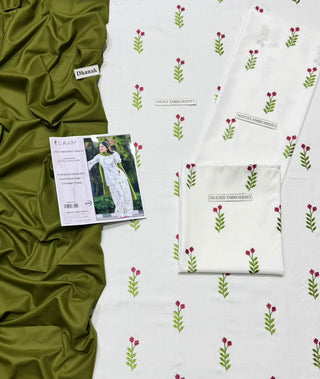 BRAND LAAM UNSTITCHES DHANAK WINTER 3-PC